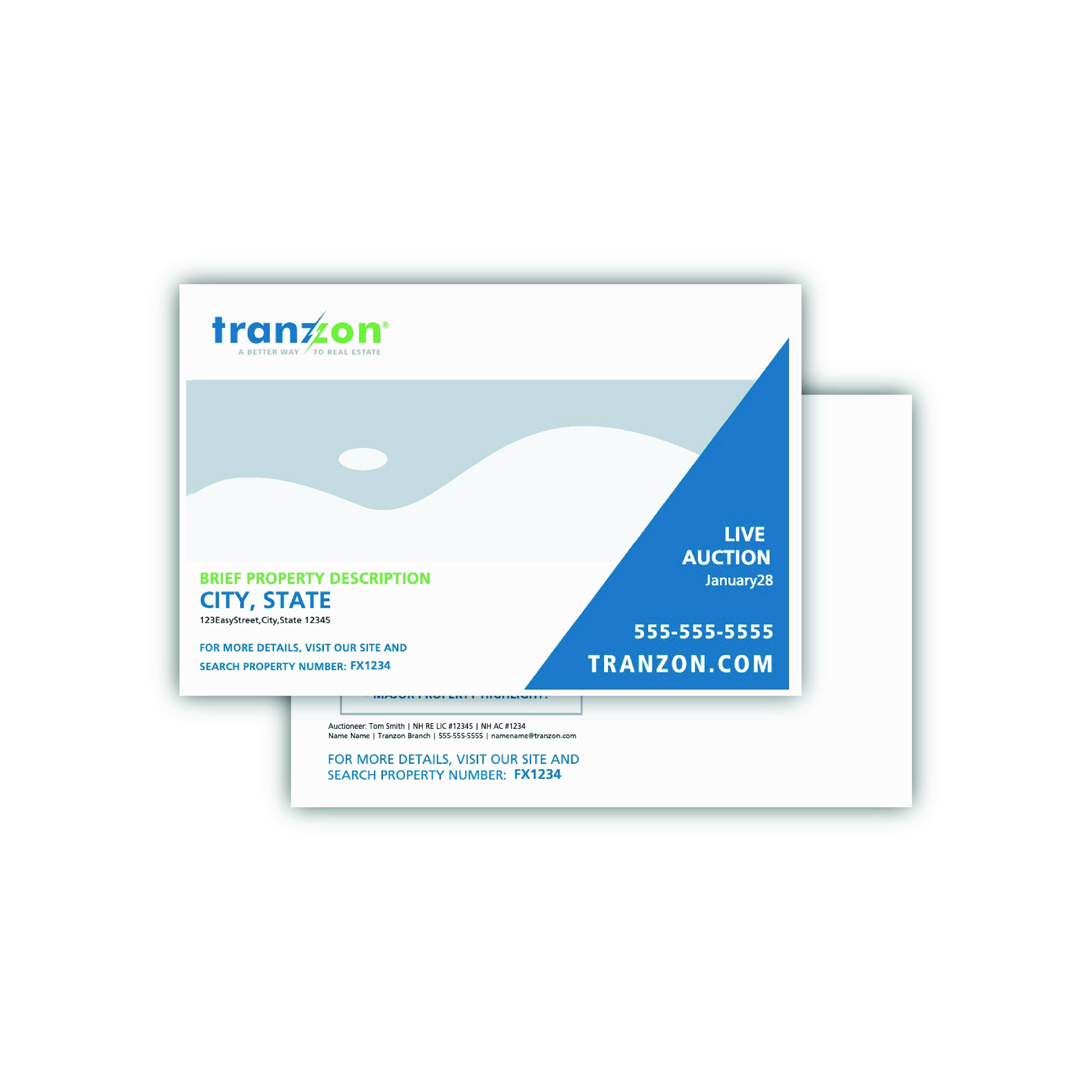 Tranzon Postcard 7×5 – Single Showcase Edition (1-Photo Layout)